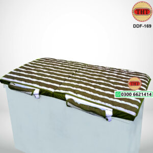 Double Door Deep Freezer Cover with 2 Handle Covers