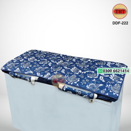 Double Door Deep Freezer Cover with 2 Handle Covers