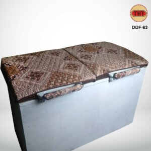 Double Door Deep Freezer Cover with 2 Handle Covers