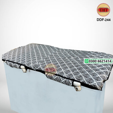 Double Door Deep Freezer Cover with 2 Handle Covers