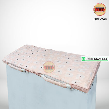 Double Door Deep Freezer Cover with 2 Handle Covers