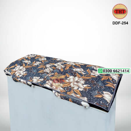 Double Door Deep Freezer Cover with 2 Handle Covers