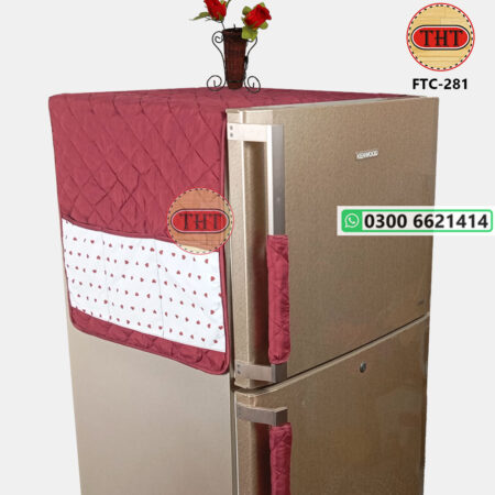 Fridge Top Cover With 2 Handle Covers