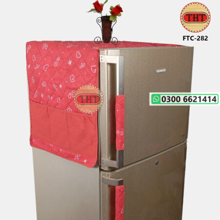 Fridge Top Cover With 2 Handle Covers