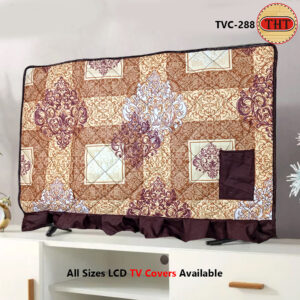 TV Dust Cover for LED LCD or Monitor with Remote Pocket
