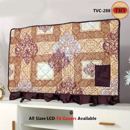 TV Dust Cover for LED LCD or Monitor with Remote Pocket