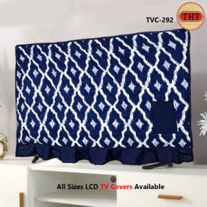 TV Dust Cover for LED LCD or Monitor with Remote Pocket