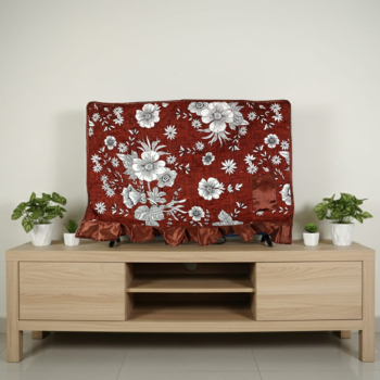 TV Dust Cover for LED LCD or Monitor with Remote Pocket