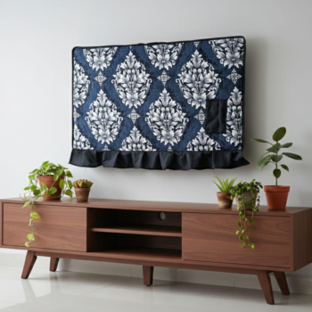 TV Dust Cover for LED LCD or Monitor with Remote Pocket