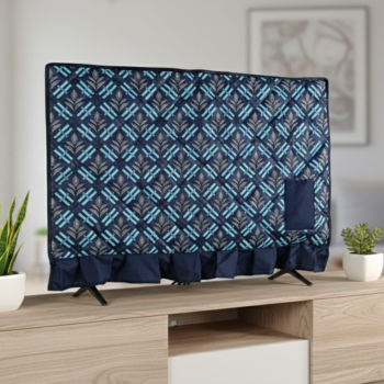 TV Dust Cover for LED LCD or Monitor with Remote Pocket