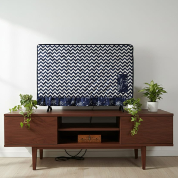 TV Dust Cover for LED LCD or Monitor with Remote Pocket